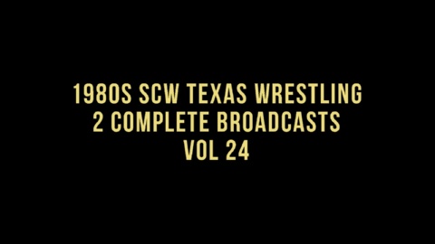 1980s SCW Texas Wrestling 2 Complete TV Broadcasts Vol 24 (1983)
