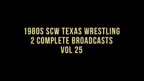 1980s SCW Texas Wrestling 2 Complete TV Broadcasts Vol 25 (1983)