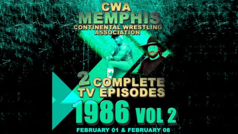 S86E02 CWA Memphis Wrestling 2 Complete TV Broadcasts 1986 Vol 2