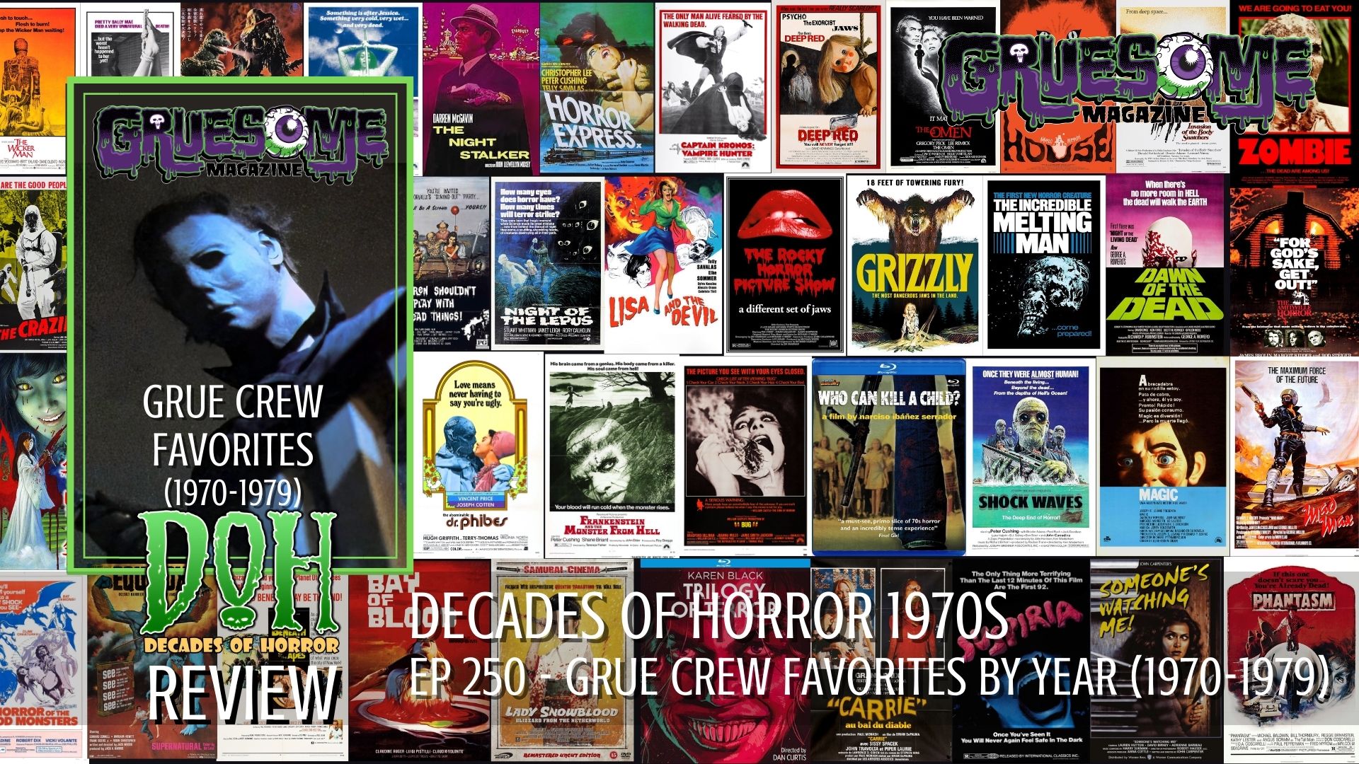 S01E250 Video Review - GRUE-CREW FAVORITES BY YEAR 1970-1979