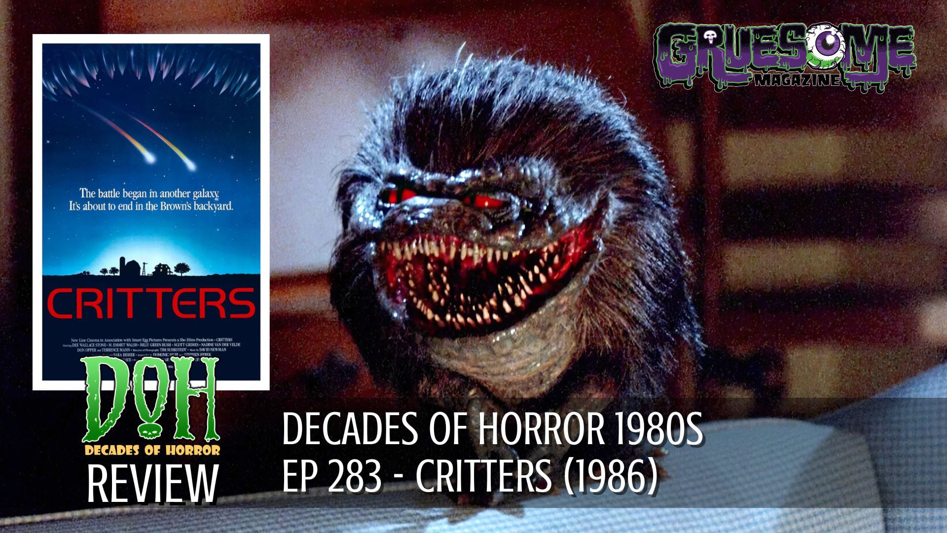 S01E283 Video Review - CRITTERS