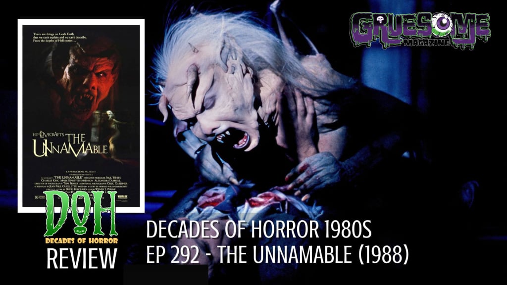 S01E292 Video Review - THE UNNAMABLE