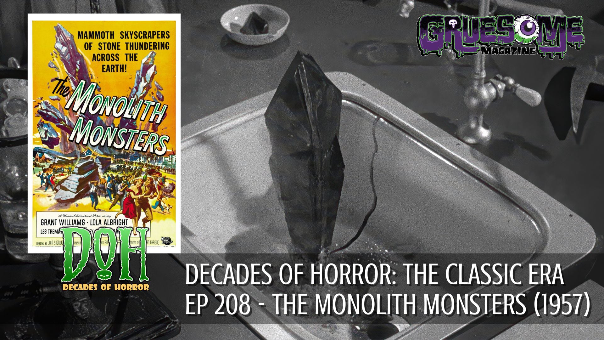 S01E208 Video Review - THE MONOLITH MONSTERS